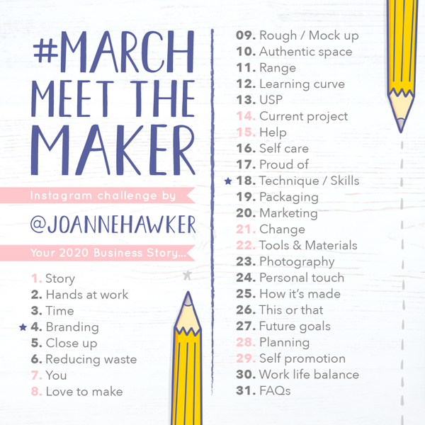 March 2020 Meet the Maker Challenge - via Blog, Day One